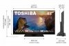 Toshiba Telewizor LED 43 cale 43UV3463DG